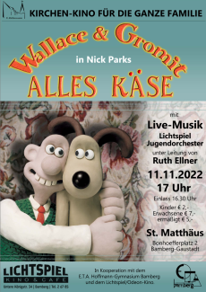 Wallace and Gromit Plakat 2022