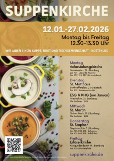 Suppenkirche 2026: Orte und Termine