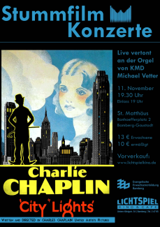 Chaplin City Lights Plakat 2022