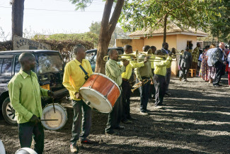 Musiker in Meru in Tansania