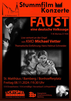 Faust Stummfilmkonzert Plakat