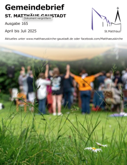 Gemeindebrief April bis Juli 2025