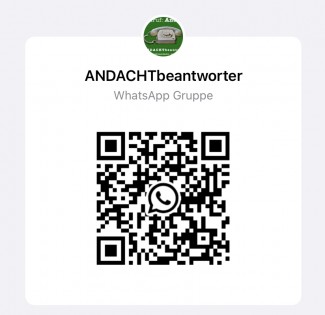 ANDACHTbeantworter-Whatsappgruppe QR-Code