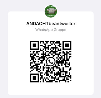 ANDACHTbeantworter-Whatsappgruppe QR-Code