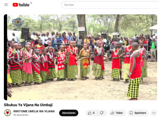 Chor christlicher Massai bei Chorfestival in Meru