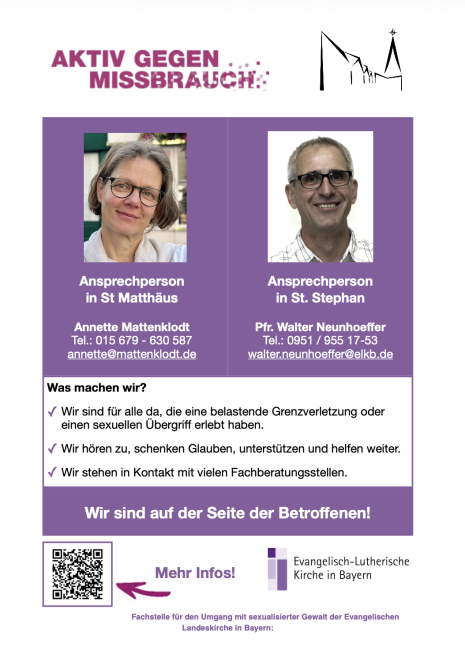 Aktiv gegen Missbrauch: Ansprechpersonen