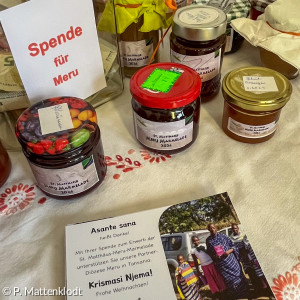 Meru-Marmelade mit Meru-Karten