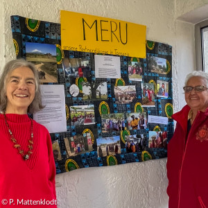 Neu gestaltete Meru-Wand im Eingangsbereich der Matthäuskirche