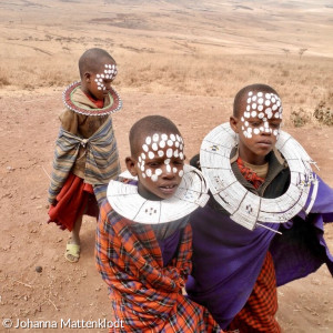 Massai-Kinder in Tansania